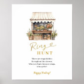 Ze is van de markt Ring Hunt Game Bord Poster (Voorkant)