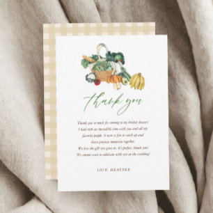 Ze is van de markt Vrijgezellenfeest Bedankkaart