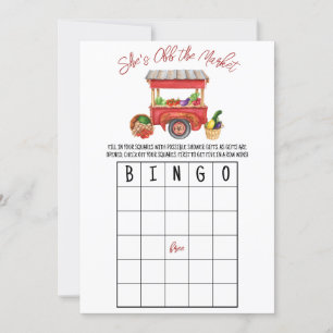 Ze is van de markt Vrijgezellenfeest BINGO Game In Kaart
