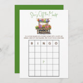 Ze is van de markt Vrijgezellenfeest BINGO Game In Kaart (Voorkant / Achterkant)