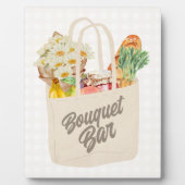 Ze is van de markt Vrijgezellenfeest boeket bar Fotoplaat (Voorkant)