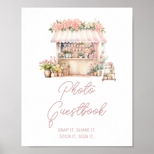 Ze is van de markt Vrijgezellenfeest foto gastenbo Poster (Voorkant)