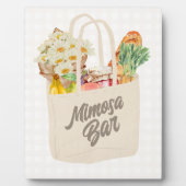 Ze is van de markt Vrijgezellenfeest Mimosa Bar Fotoplaat (Voorkant)