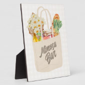 Ze is van de markt Vrijgezellenfeest Mimosa Bar Fotoplaat (Zijkant)