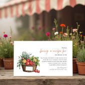 Ze is van de markt Vrijgezellenfeest Recept Aanvra Informatiekaartje