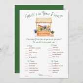 Ze is van de markt Vrijgezellenfeest spel Kaart (Voorkant / Achterkant)