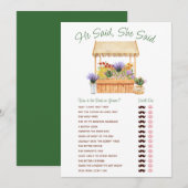 Ze is van de markt Vrijgezellenfeest spel Kaart (Voorkant / Achterkant)