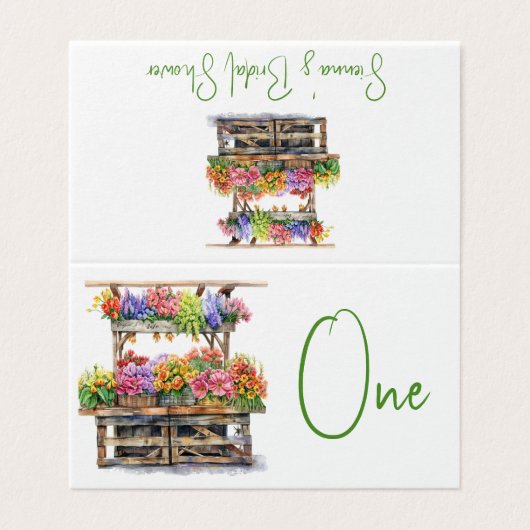 Ze is van de markt Vrijgezellenfeest tafeltekens Kaart (Buitenkant ongevouwen)