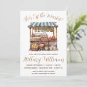 Ze is van de markt! Vrijgezellenfeest van de bakke Kaart (Staand voorkant)