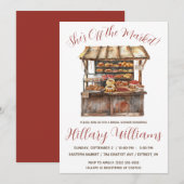 Ze is van de markt! Vrijgezellenfeest van de bakke Kaart (Voorkant / Achterkant)