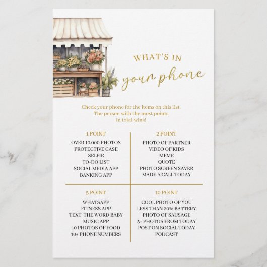 Ze is van de markt wat er in je telefoonspel zit (Voorkant)