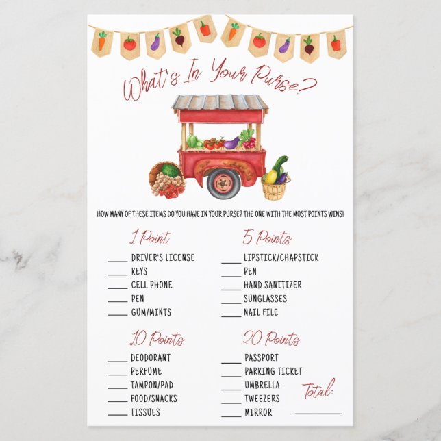 Ze is van de markt! Wat zit er in je portemonnee?  (Voorkant)