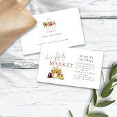 Ze is van de markt Wildflowers Display Shower Informatiekaartje