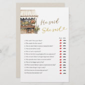 Ze is van de markt, zei hij, ze zei dat het spel (Voorkant / Achterkant)