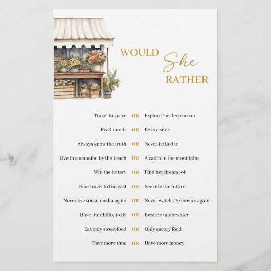 Ze is van de markt, zou ze liever spelen (Voorkant)