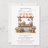 Ze is van de marktbloem | Vrijgezellenfeest Kaart (Voorkant)