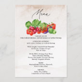 Ze is van het Market Farmers Market Vrijgezellenfe Menu (Voorkant)