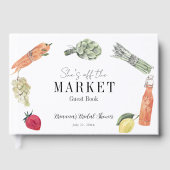 Ze is van het Vrijgezellenfeest van de boerenmarkt Gastenboek (Voorkant)