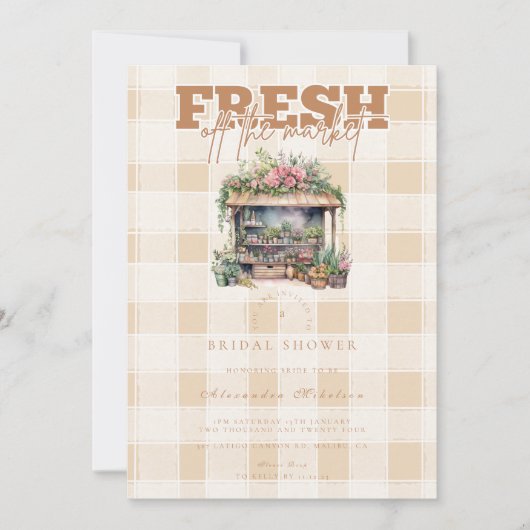 Ze is van het Vrijgezellenfeest van de markt Kaart (Voorkant)