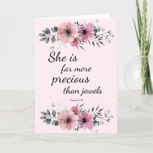 Ze is veel kostbaarder dan juwelen kaart