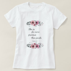 Ze is veel waardevoller dan juwelen t-shirt