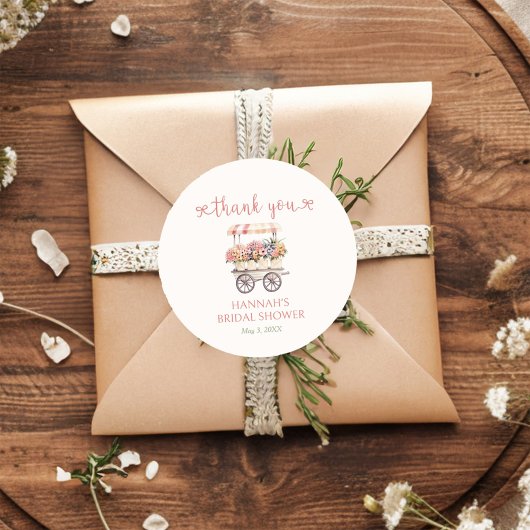 Ze Is Vers Fris Van De Markt Bruidsuitnodiging  Ronde Sticker