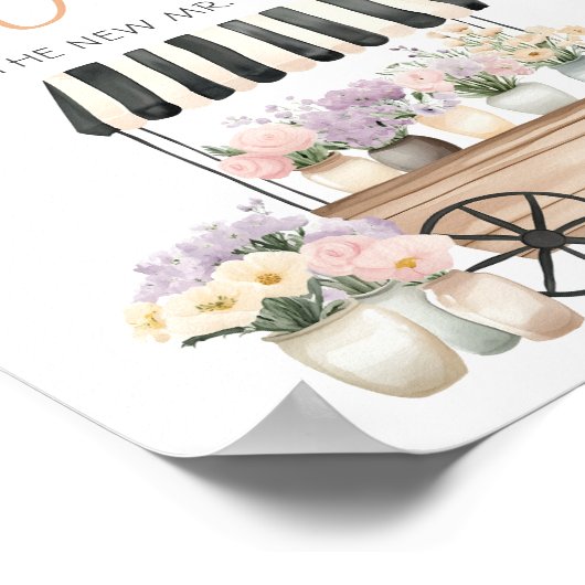 Ze is vers van de markt advies en wensen poster (Hoek)