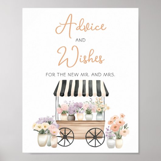 Ze is vers van de markt advies en wensen poster (Voorkant)