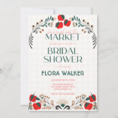 Ze is vers van de markt Apple Vrijgezellenfeest Kaart (Voorkant)