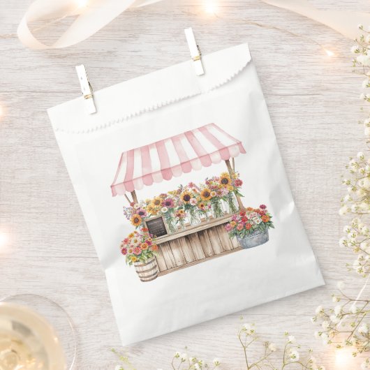 Ze is vers van de markt bedankzakje (Geknipt)