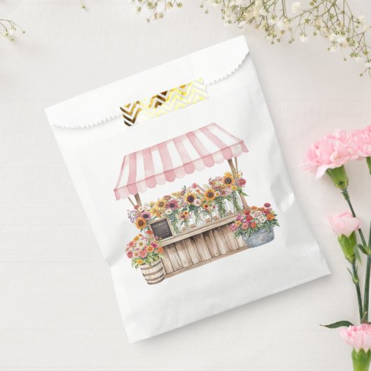 Ze is vers van de markt bedankzakje (Gezegeld)