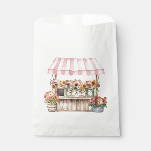 Ze is vers van de markt bedankzakje (Voorkant)