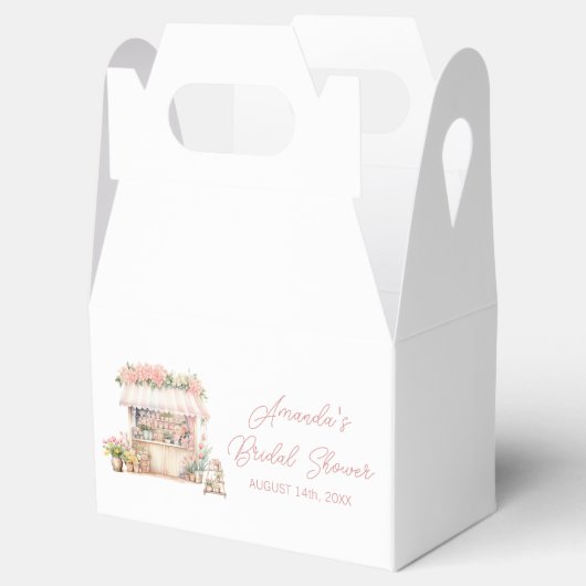 Ze is vers van de markt Bloemen Vrijgezellenfeest Bedankdoosjes (Geopend)