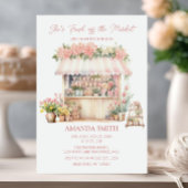 Ze is vers van de markt Bloemen Vrijgezellenfeest Kaart