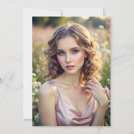 Ze is vers van de markt Bloemen Vrijgezellenfeest Kaart (Achterkant)