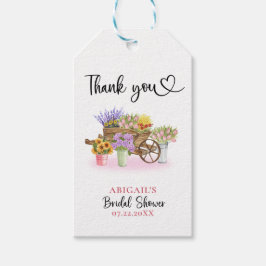 ZE IS VERS VAN DE MARKT BLOEMENDANK U CADEAULABEL