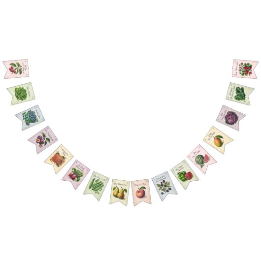 Ze is vers van de markt bruids Bunting Banner (Alle)