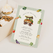 Ze is vers van de markt Bruids douche Kaart