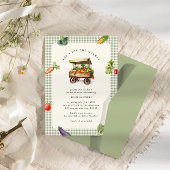 Ze is vers van de markt Bruids douche Kaart