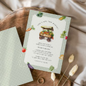 Ze is vers van de markt Bruids douche Kaart