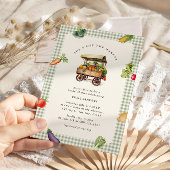 Ze is vers van de markt Bruids douche Kaart