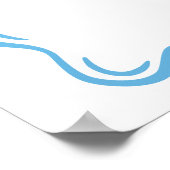 Ze is vers van de markt bruids welkom poster (Hoek)