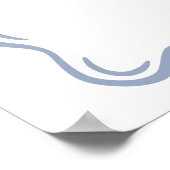 Ze is vers van de markt bruids welkom poster (Hoek)