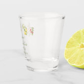 Ze is vers van de markt bruidsdouche shot glas (Rechts)