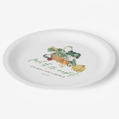 Ze is vers van de markt bruidsfeest  papieren bordje (Gekanteld)