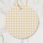 Ze is vers van de markt Bruidsmeisjesborrel  Bedankjes Labels (Achterkant)