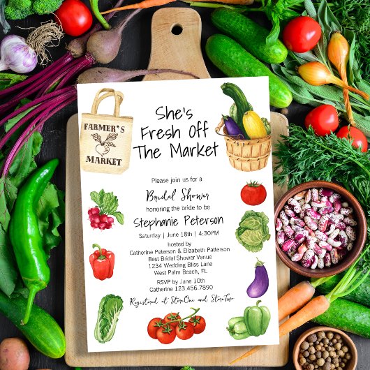 Ze is vers van de markt Canvas tas Vrijgezellenfee Kaart