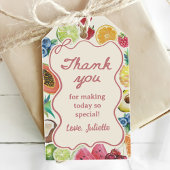 Ze is vers van de markt Fruit Bruiloftsborrel Cadeaulabel