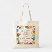 Ze is vers van de markt Fruit Bruiloftsborrel Tote Bag (Achterkant)