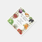 Ze is vers van de markt Gingham bruidsdouche Servet (Hoek)